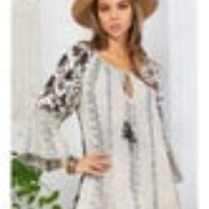 Aari Embroidered Peasant Top